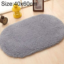 Load image into Gallery viewer, Faux Fur Rug Anti-slip Solid Bath Carpet Kids Room Door Mats Oval  Bedroom Living Room Rugs, 40x60cm, 50x80cm, 60x90cm, 60x120cm, 80x120cm, 80x160cm