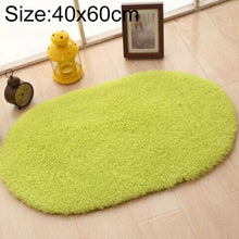 Load image into Gallery viewer, Faux Fur Rug Anti-slip Solid Bath Carpet Kids Room Door Mats Oval  Bedroom Living Room Rugs, 40x60cm, 50x80cm, 60x90cm, 60x120cm, 80x120cm, 80x160cm