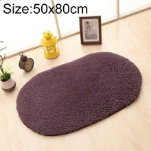 Load image into Gallery viewer, Faux Fur Rug Anti-slip Solid Bath Carpet Kids Room Door Mats Oval  Bedroom Living Room Rugs, 40x60cm, 50x80cm, 60x90cm, 60x120cm, 80x120cm, 80x160cm