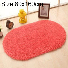 Load image into Gallery viewer, Faux Fur Rug Anti-slip Solid Bath Carpet Kids Room Door Mats Oval  Bedroom Living Room Rugs, 40x60cm, 50x80cm, 60x90cm, 60x120cm, 80x120cm, 80x160cm