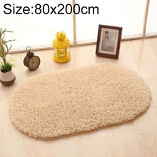 Load image into Gallery viewer, Faux Fur Rug Anti-slip Solid Bath Carpet Kids Room Door Mats Oval  Bedroom Living Room Rugs, 80x200cm, 120x200cm, 140x200cm, 160x230cm