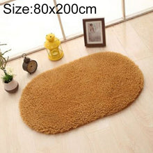 Load image into Gallery viewer, Faux Fur Rug Anti-slip Solid Bath Carpet Kids Room Door Mats Oval  Bedroom Living Room Rugs, 80x200cm, 120x200cm, 140x200cm, 160x230cm
