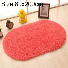 Load image into Gallery viewer, Faux Fur Rug Anti-slip Solid Bath Carpet Kids Room Door Mats Oval  Bedroom Living Room Rugs, 80x200cm, 120x200cm, 140x200cm, 160x230cm