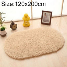 Load image into Gallery viewer, Faux Fur Rug Anti-slip Solid Bath Carpet Kids Room Door Mats Oval  Bedroom Living Room Rugs, 80x200cm, 120x200cm, 140x200cm, 160x230cm