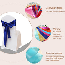 Load image into Gallery viewer, 3 PCS Satin Fabric Chair Bows Wedding Chairs Knot Decoration, TBD0324634801A, TBD0324634801B, TBD0324634801C, TBD0324634801D, TBD0324634801E, TBD0324634801F, TBD0324634801G, TBD0324634801H, TBD0324634801I, TBD0324634801J, TBD0324634801K, TBD0324634801L...