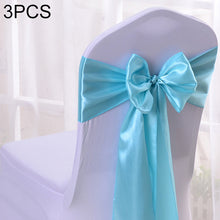 Load image into Gallery viewer, 3 PCS Satin Fabric Chair Bows Wedding Chairs Knot Decoration, TBD0324634801A, TBD0324634801B, TBD0324634801C, TBD0324634801D, TBD0324634801E, TBD0324634801F, TBD0324634801G, TBD0324634801H, TBD0324634801I, TBD0324634801J, TBD0324634801K, TBD0324634801L...