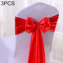 Load image into Gallery viewer, 3 PCS Satin Fabric Chair Bows Wedding Chairs Knot Decoration, TBD0324634801A, TBD0324634801B, TBD0324634801C, TBD0324634801D, TBD0324634801E, TBD0324634801F, TBD0324634801G, TBD0324634801H, TBD0324634801I, TBD0324634801J, TBD0324634801K, TBD0324634801L...
