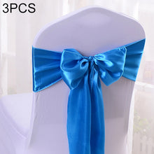 Load image into Gallery viewer, 3 PCS Satin Fabric Chair Bows Wedding Chairs Knot Decoration, TBD0324634801A, TBD0324634801B, TBD0324634801C, TBD0324634801D, TBD0324634801E, TBD0324634801F, TBD0324634801G, TBD0324634801H, TBD0324634801I, TBD0324634801J, TBD0324634801K, TBD0324634801L...