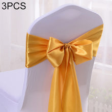 Load image into Gallery viewer, 3 PCS Satin Fabric Chair Bows Wedding Chairs Knot Decoration, TBD0324634801A, TBD0324634801B, TBD0324634801C, TBD0324634801D, TBD0324634801E, TBD0324634801F, TBD0324634801G, TBD0324634801H, TBD0324634801I, TBD0324634801J, TBD0324634801K, TBD0324634801L...
