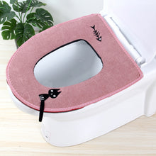 Load image into Gallery viewer, Washable Bathroom Toilet Seat Cover Warmer Soft Cushion Pad Closestool Lid Mat Household Products