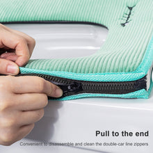 Load image into Gallery viewer, Washable Bathroom Toilet Seat Cover Warmer Soft Cushion Pad Closestool Lid Mat Household Products