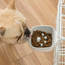 Load image into Gallery viewer, Dog and Cat Anti-choke Feeding Water Hanging Bowl Creative Plastic Pet Bowl, Anti-choke, Footprint