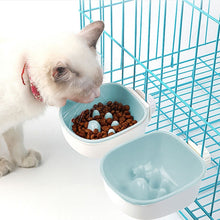 Load image into Gallery viewer, Dog and Cat Anti-choke Feeding Water Hanging Bowl Creative Plastic Pet Bowl, Anti-choke, Footprint
