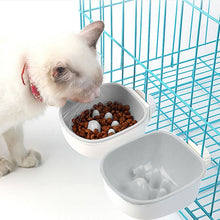 Load image into Gallery viewer, Dog and Cat Anti-choke Feeding Water Hanging Bowl Creative Plastic Pet Bowl, Anti-choke, Footprint