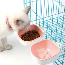 Load image into Gallery viewer, Dog and Cat Anti-choke Feeding Water Hanging Bowl Creative Plastic Pet Bowl, Anti-choke, Footprint