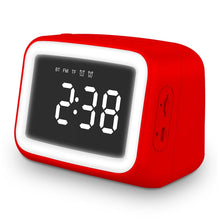 Load image into Gallery viewer, BT-511 Mini LED HD Mirror Bluetooth Speaker, Support 32GB TF Card &amp; 3.5mm AUX &amp; Dual Alarm Clock &amp; Real-time Temperature &amp; Hands-free Calling, White, Pink, Black, Red
