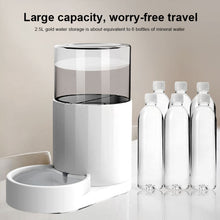 Load image into Gallery viewer, Cat Automatic Water Dispenser Drinking Water Bowl Dog Feeder, Drinking Fountain, Feeder, Drinking Fountain + Feeder