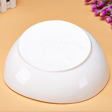 Load image into Gallery viewer, Pet Dog Ceramic Universal Non-slip Food Bowl Feeder, White Bowl + Orange Mat, White Bowl + Red Mat, Black Bowl + Black Mat