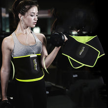Load image into Gallery viewer, Outdoor Fitness Running Waist Shaping Body Warm Yoga Belt Breathable Sports Waist with Pocket