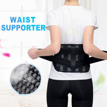 Load image into Gallery viewer, WOOTSHU WT-Y81 Breathable Lumbar Spine Steel Plate Lumbar Disc Waist Double Compression Strained Waist Protector