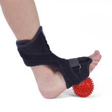 Load image into Gallery viewer, WOOTSHU JM03539 2 in 1 Plantar Fasciitis Splint Sprain Memory Cotton Aluminum Strip Splint Protective Gear + Massage Ball Set