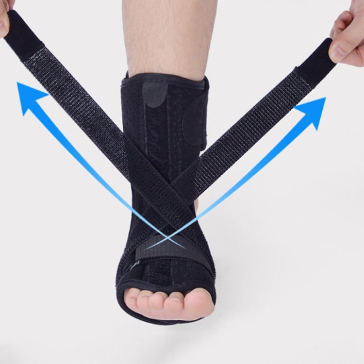 WOOTSHU JM03539 2 in 1 Plantar Fasciitis Splint Sprain Memory Cotton Aluminum Strip Splint Protective Gear + Massage Ball Set