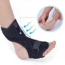 Load image into Gallery viewer, WOOTSHU JM03539 2 in 1 Plantar Fasciitis Splint Sprain Memory Cotton Aluminum Strip Splint Protective Gear + Massage Ball Set
