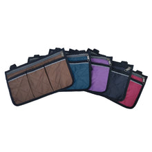 Load image into Gallery viewer, Walking Aid Wheelchair Armrest Side Storage Bag Car Storage Hanging Bag, Purple, Black, Brown, Red Wine, Dark Blue
