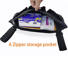 Load image into Gallery viewer, Walking Aid Wheelchair Armrest Side Storage Bag Car Storage Hanging Bag, Purple, Black, Brown, Red Wine, Dark Blue
