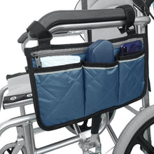 Load image into Gallery viewer, Walking Aid Wheelchair Armrest Side Storage Bag Car Storage Hanging Bag, Purple, Black, Brown, Red Wine, Dark Blue