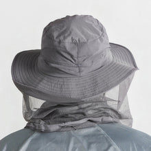 Load image into Gallery viewer, Summer Outdoor Sports Anti-mosquito Net Sun Hat Fisherman Hat