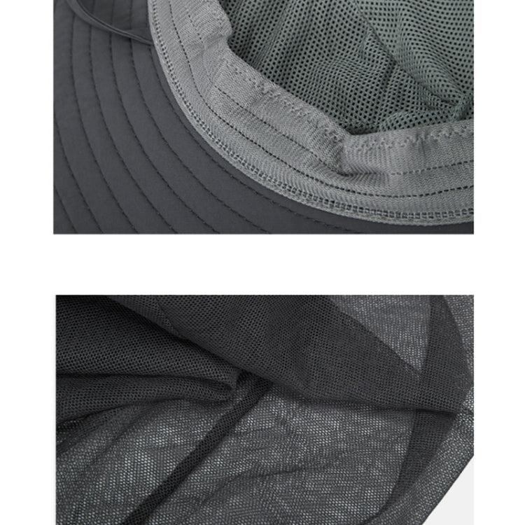 Summer Outdoor Sports Anti-mosquito Net Sun Hat Fisherman Hat