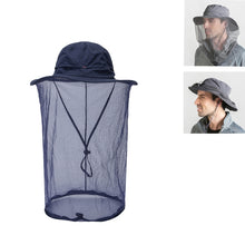 Load image into Gallery viewer, Summer Outdoor Sports Anti-mosquito Net Sun Hat Fisherman Hat