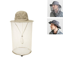 Load image into Gallery viewer, Summer Outdoor Sports Anti-mosquito Net Sun Hat Fisherman Hat