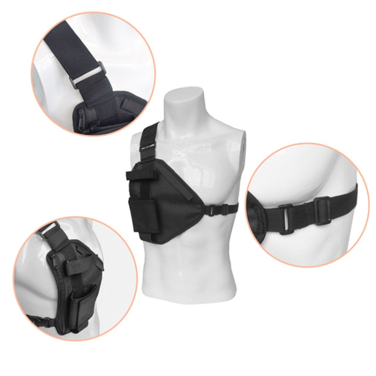 Sports Outdoor Vest Chest Bag for Walkie Talkie