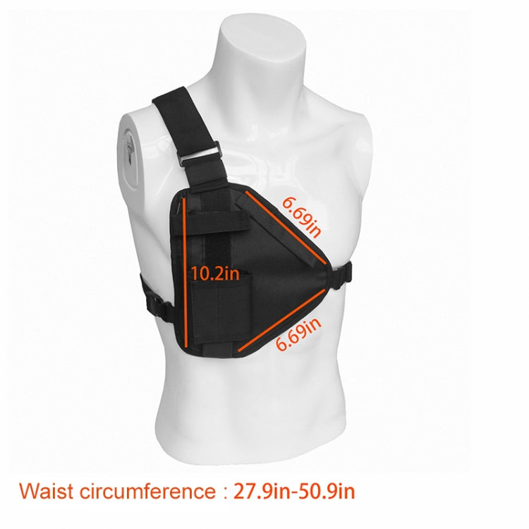 Sports Outdoor Vest Chest Bag for Walkie Talkie