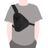 Sports Outdoor Vest Chest Bag for Walkie Talkie