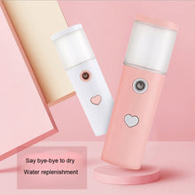 Load image into Gallery viewer, Facial Hydration Instrument Air Humidifier USB Beauty Cold Spray Instrument Auto Alcohol Disinfection Spayer, Lipstick Style, L20