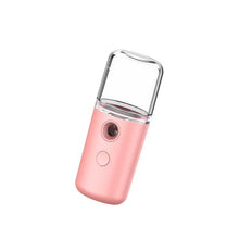 Load image into Gallery viewer, Facial Hydration Instrument Air Humidifier USB Beauty Cold Spray Instrument Auto Alcohol Disinfection Spayer, White, Pink, Green, Yellow