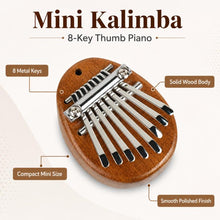 Load image into Gallery viewer, 8-Note Thumb Piano Mini Carimba Instrument