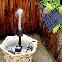 Load image into Gallery viewer, Garden Rockery Decoration Solar Fountain DC Water Pump Suspension Sprinkler, Solar Fountain