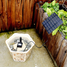 Load image into Gallery viewer, Garden Rockery Decoration Solar Fountain DC Water Pump Suspension Sprinkler, Solar Fountain
