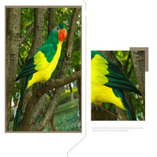 Load image into Gallery viewer, 45CM Simulation Parrot Simulation Bird Macaw Foam Feather Parrot Sen Gardening Decoration