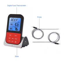 Load image into Gallery viewer, LCD Digital Food Thermometer with Dual Probe Sensors Timer