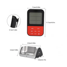 Load image into Gallery viewer, LCD Digital Food Thermometer with Dual Probe Sensors Timer