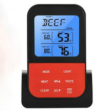 Load image into Gallery viewer, LCD Digital Food Thermometer with Dual Probe Sensors Timer