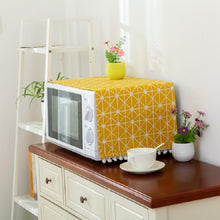 Load image into Gallery viewer, Cotton Linen Universal Microwave Oven Dustproof Storage Cover, 30x90cm