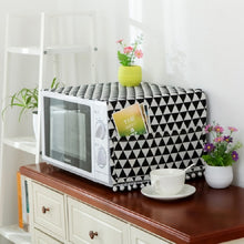 Load image into Gallery viewer, Cotton Linen Universal Microwave Oven Dustproof Storage Cover, 30x90cm
