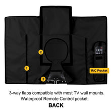 Load image into Gallery viewer, Outdoor TV Waterproof and Dustproof Universal Protector Cover, 20-24 inch, 30-32 inch, 36-38 inch, 40-42 inch, 46-48 inch, 50-52 inch, 52-55 inch, 58-60 inch