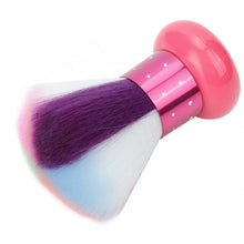 Load image into Gallery viewer, Soft Fur Mushroom Dust Brush Round Handle Soft Fur Clean Nail Brush